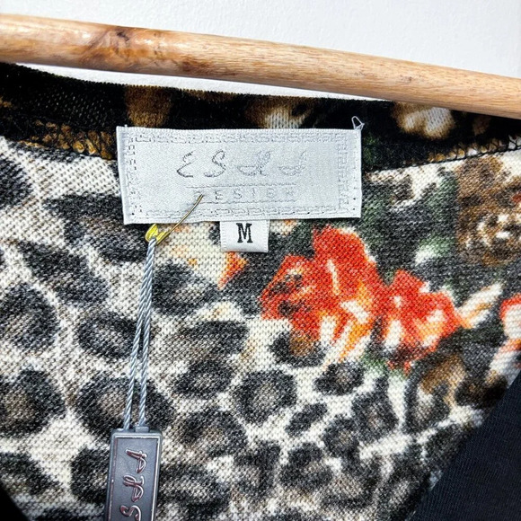 ESHA DESIGN Leopard print and flowers dress - Picture 6 of 7